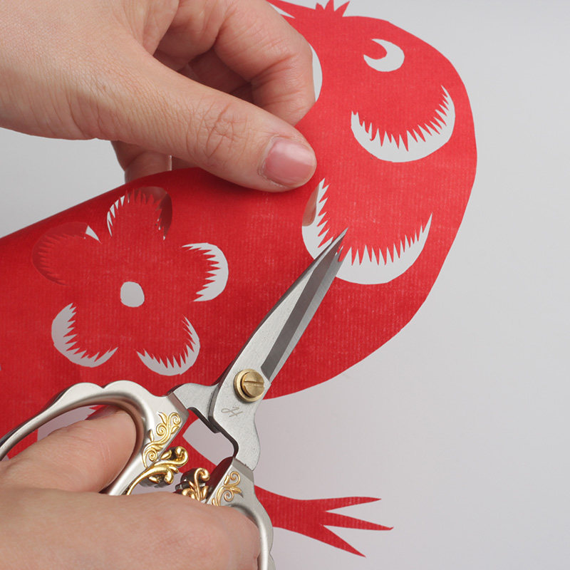 剪刀剪纸专用尖头专业窗花细尖纸艺人手工diy家用剪刀