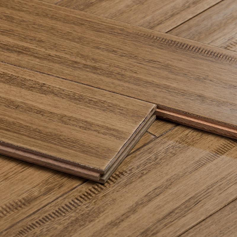 创库环保安装包安装地板室内深灰浅灰灰色龙眼实木地板