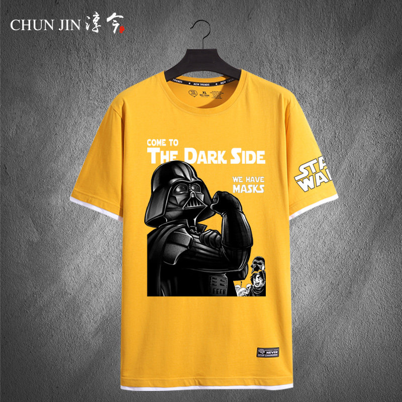 starwars星球大战最后后的绝地武士联名短袖伊凯t恤