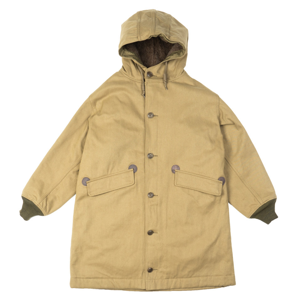 nigelcabourn秋冬新品美国海军双面n-2甲板大衣棉衣