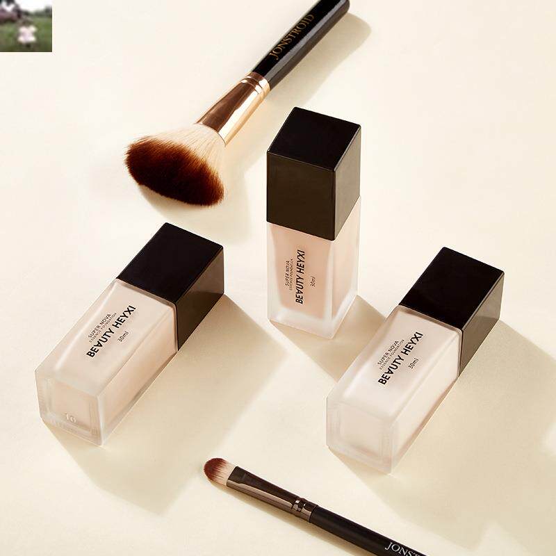 heyxi韩媛粉底液保湿遮瑕bb霜提亮肤色控持久粉底液