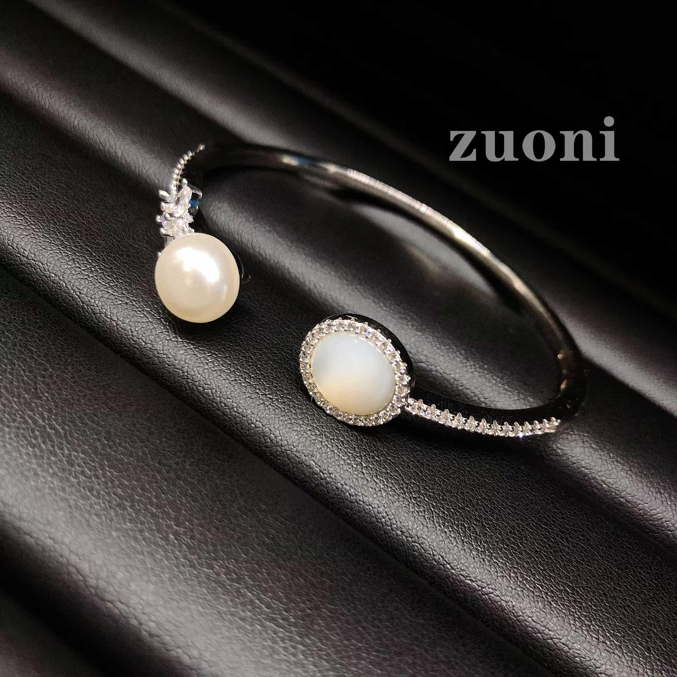 apm珍珠手环开口感母高级手镯淡水gpgjtcb贝母手镯