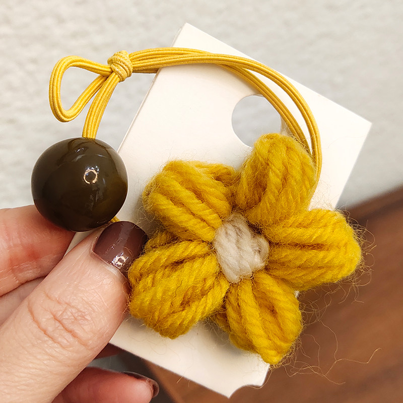 日本绳网红线发圈头饰搭头ins头绳可爱彩色发饰