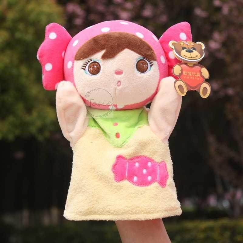 新款动物手套玩具小马过河道具女孩手偶灰狼手偶