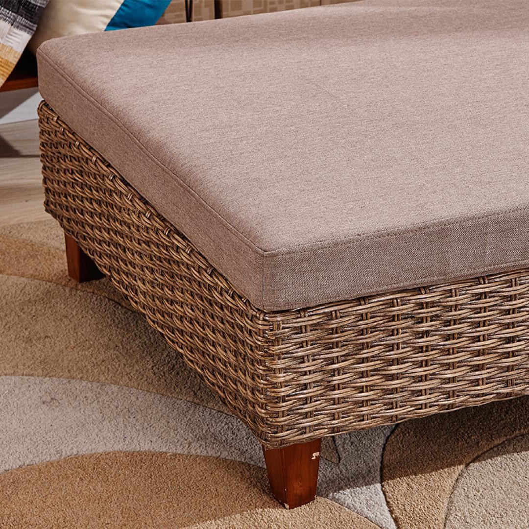 日本人藤条藤艺藤木沙发日本 迪博森dibosen 真藤编贵妃藤椅