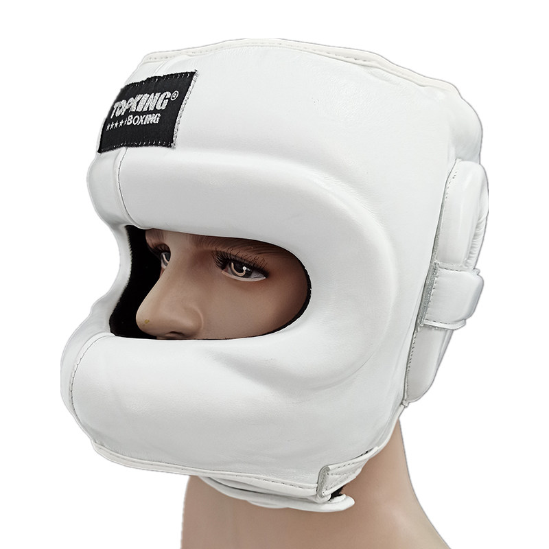 拓普topking拳击横梁头盔护头格斗泰拳拳击护具