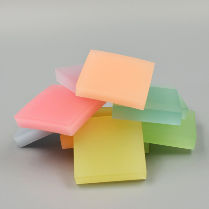 橡皮半透明彩色雕刻质检材料环保凉皮高端水晶橡皮