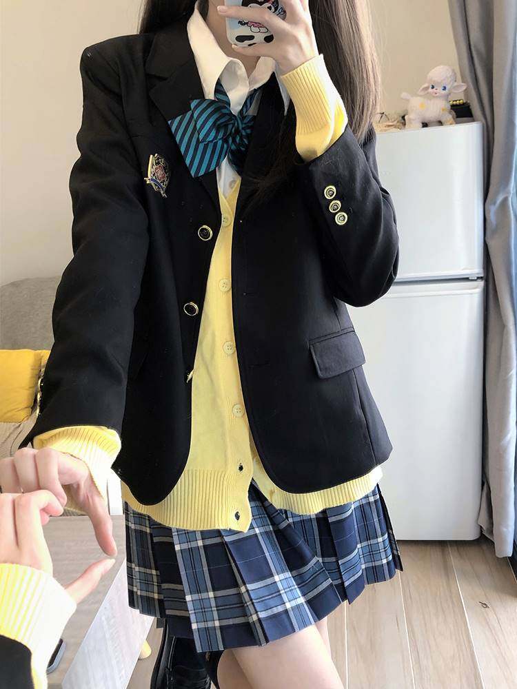 小田绫/百褶裙女jk校供感制服格裙短裙日常半身裙格子裙学生