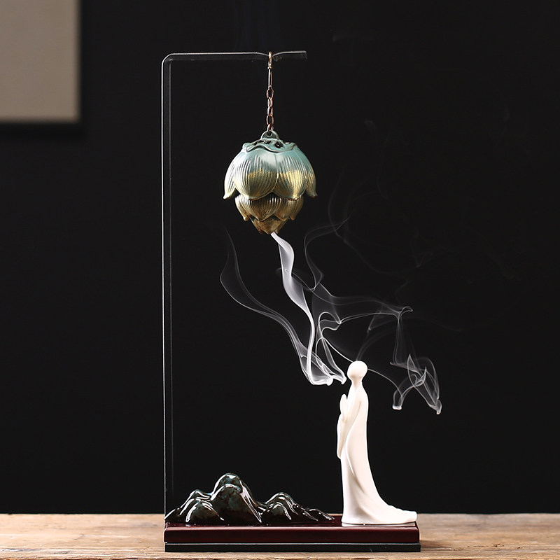 香炉新中式香薰桌面玄关客厅香檀炉沉简约现代香薰炉