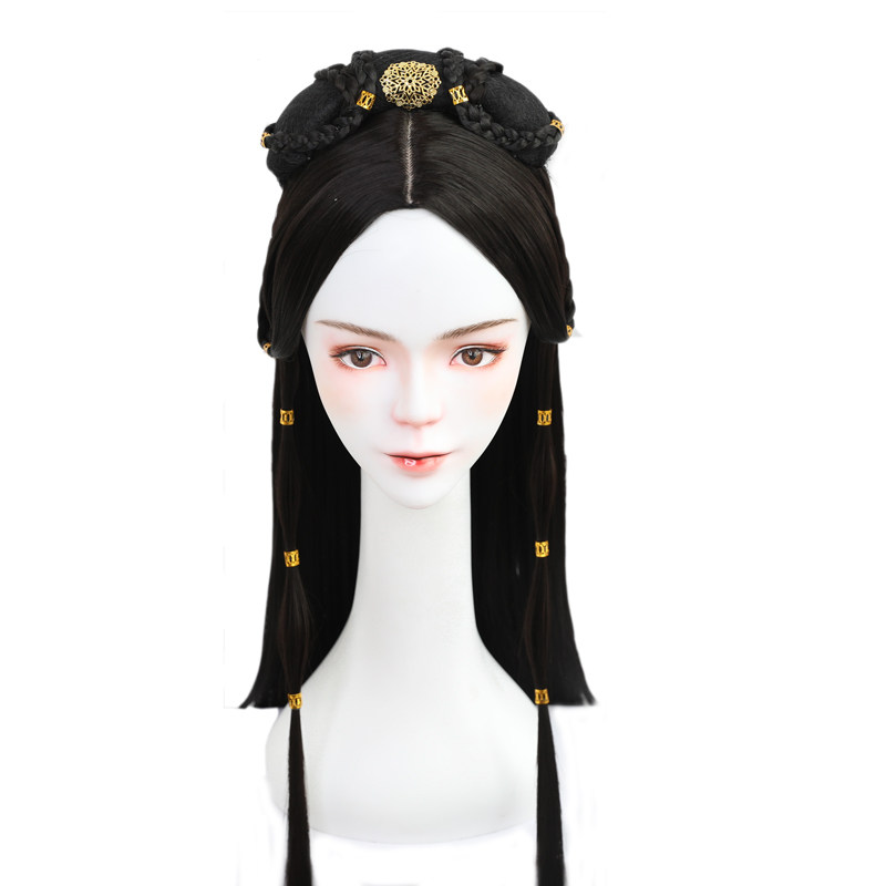 假发青城造型古风古装襦裙汉服百搭整顶头套日常整顶假发