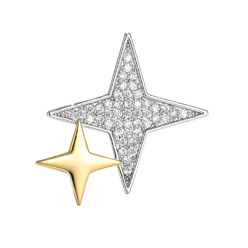 星星固定搭配百搭气质简约神器衣服别针西装胸针