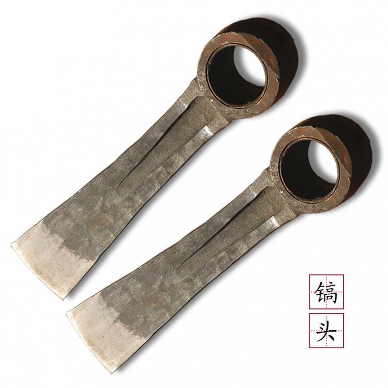 农用镢头土地开垦单头除草锻打刨挖轴承镐头锄头