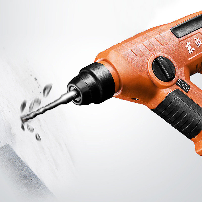 东成充电式电锤家用多功能小型锂电工业冲击东城电锤