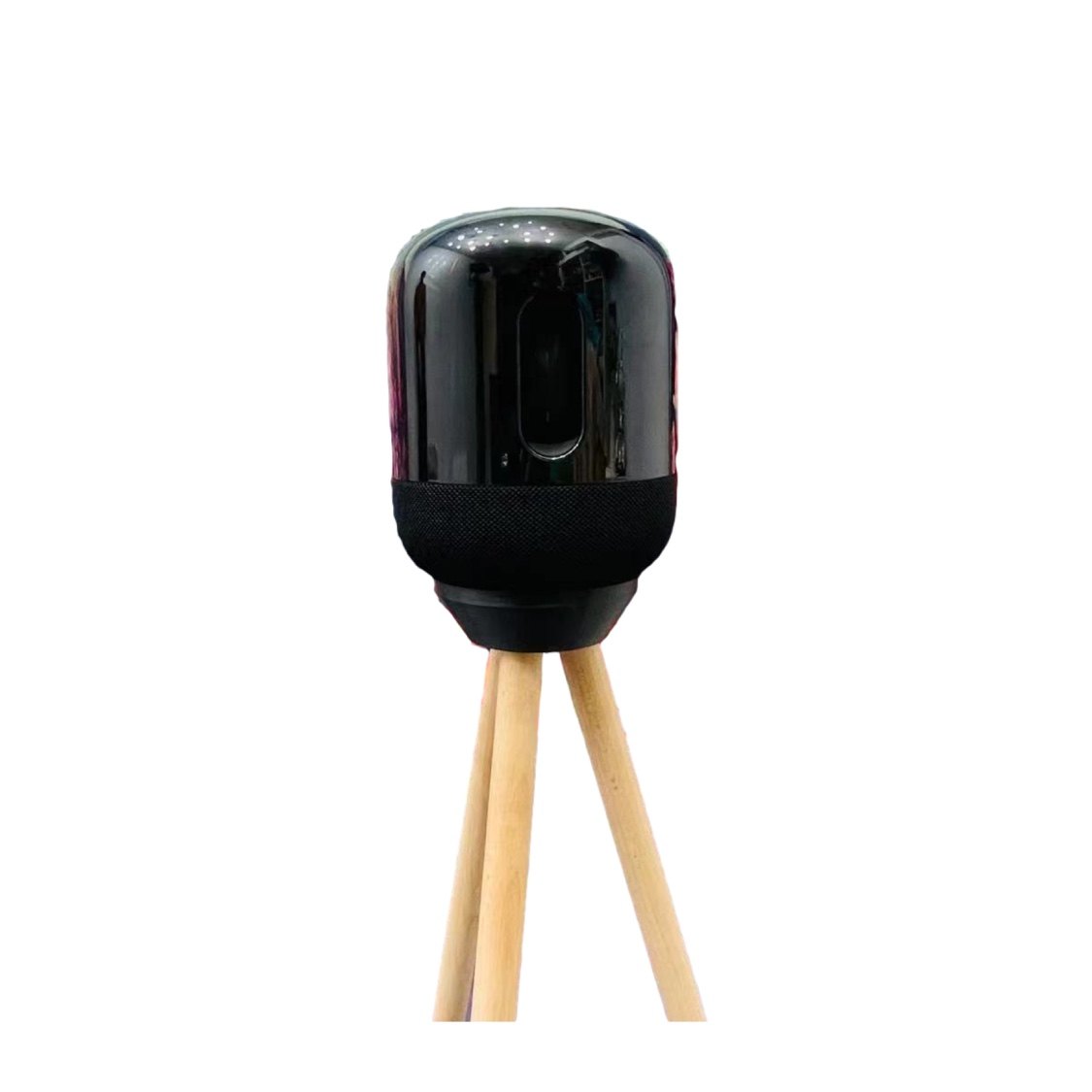 智能音箱底座华为soundx配件音响三脚架子北欧风支架实木落地立架