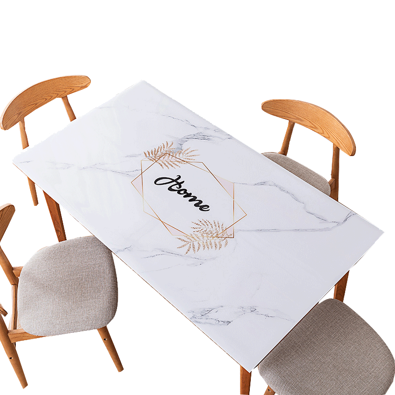 北欧餐桌布防水防油防烫免洗pvc网红桌布书桌ins学生茶几桌垫加厚