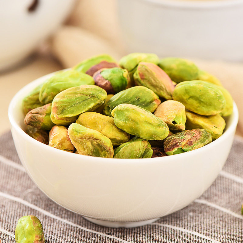 坚果开心果开心果仁散装批发5斤炒货颗粒旗舰店开心果