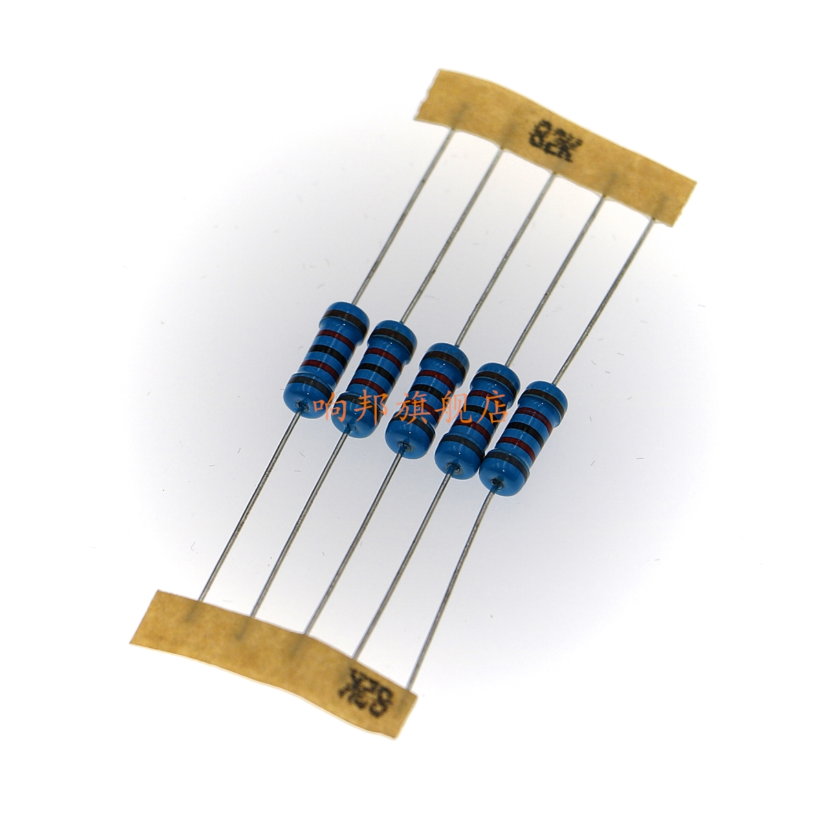 欧姆500个100种阻值1m1w金属膜电阻插件电阻器电阻器