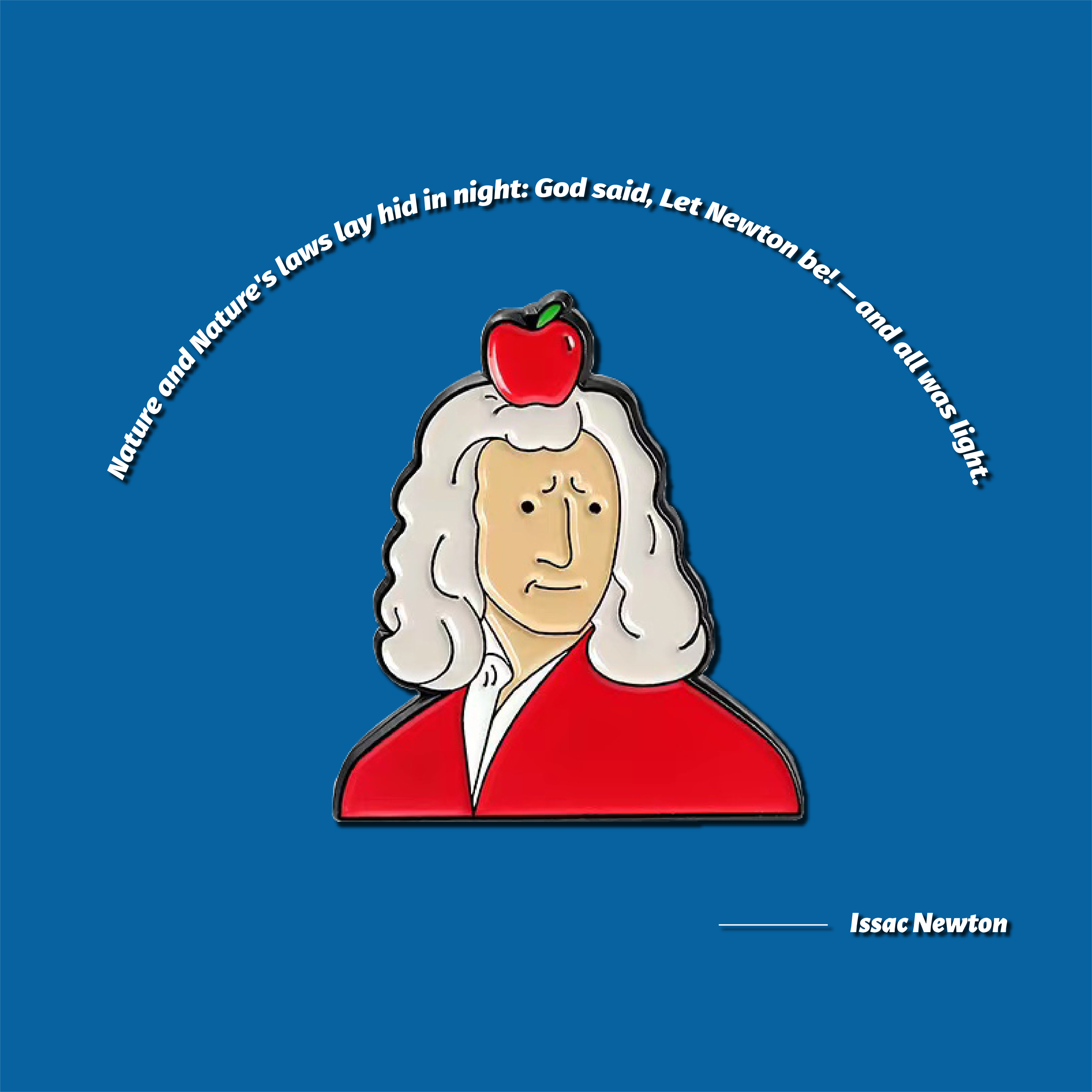 科研drniu化学化学物物理牛顿爱因斯坦人像科学家文化创意邮册