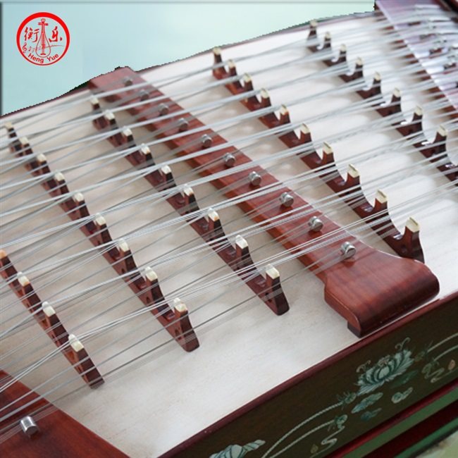 正品衡乐405扬琴乐器五码十音广东粤剧扬琴红花梨木演奏洋琴乐器