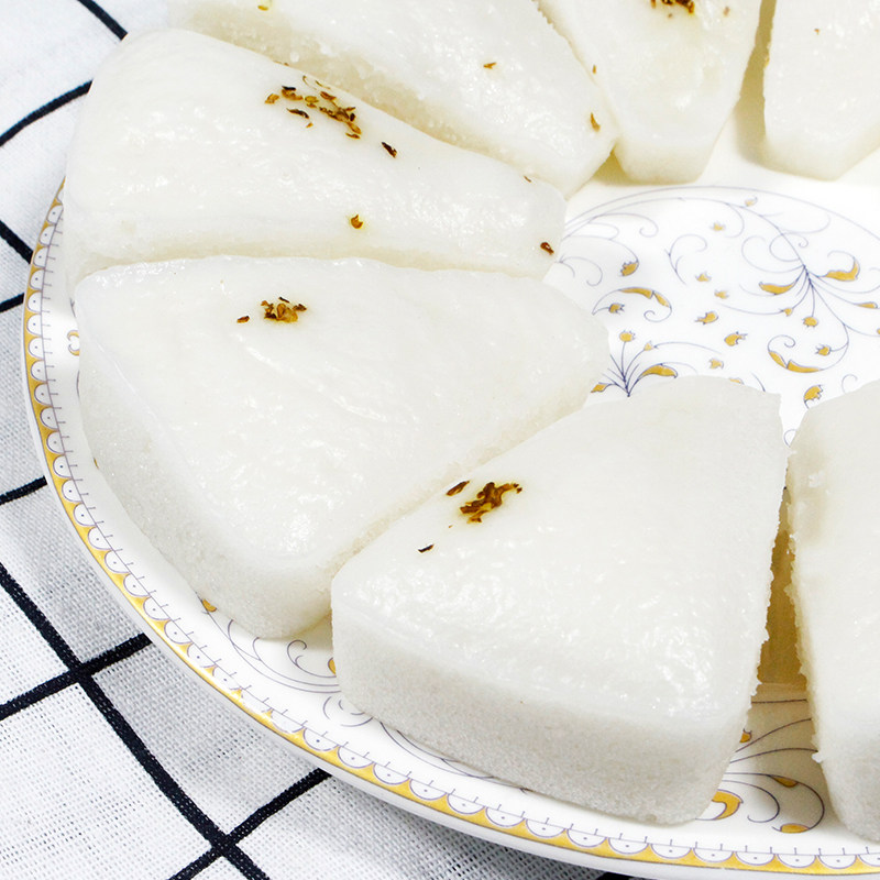 白糖桂花发糕传统米糕糯米酒店饭店速冻冷冻传统中式糕点