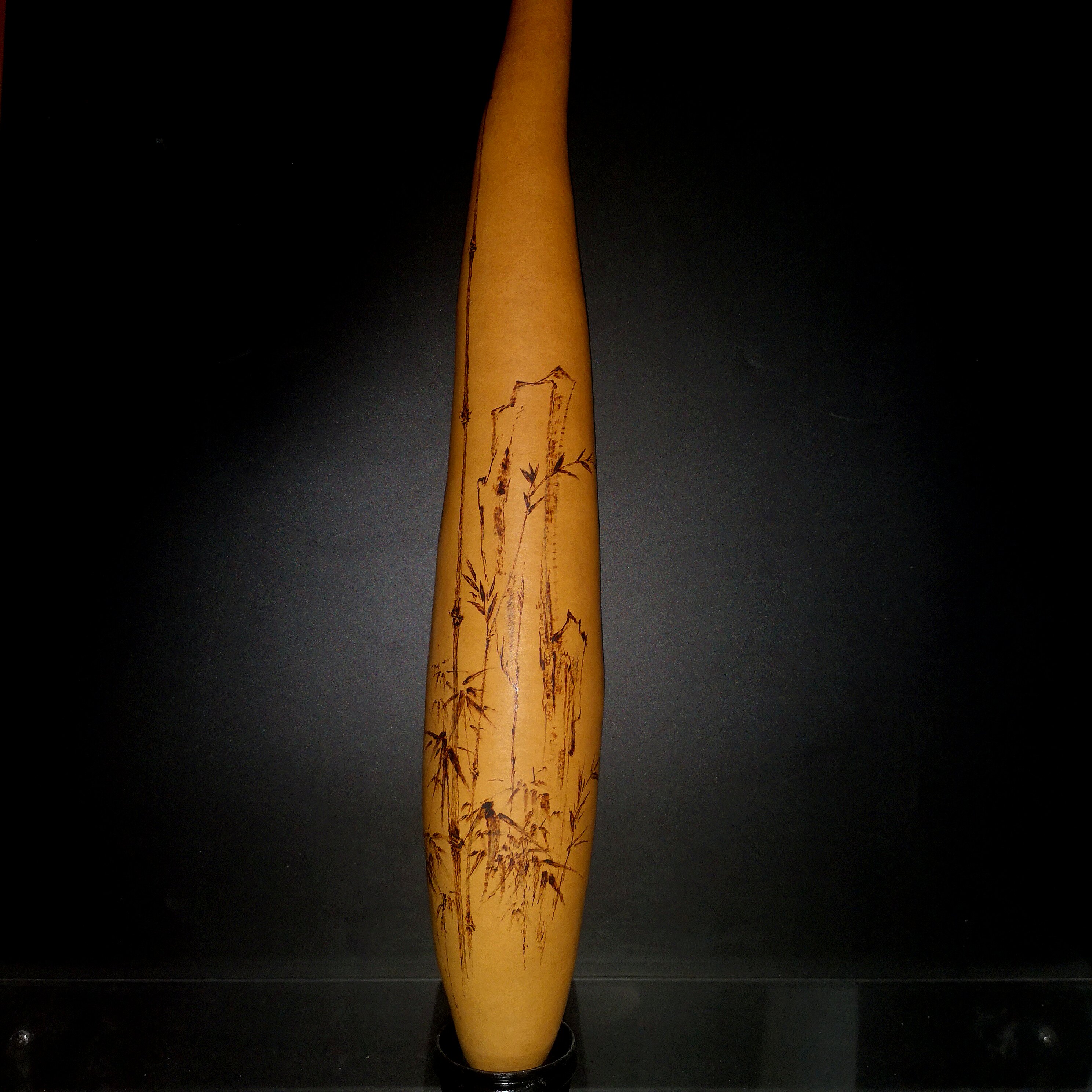 天然瓜条葫芦手工烙画节节节节高高升风水摆件葫芦