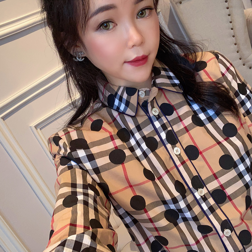 非彩虹格子衬衫女长袖夏设计感小众外穿百搭复古港味2020秋新外套 - 图0