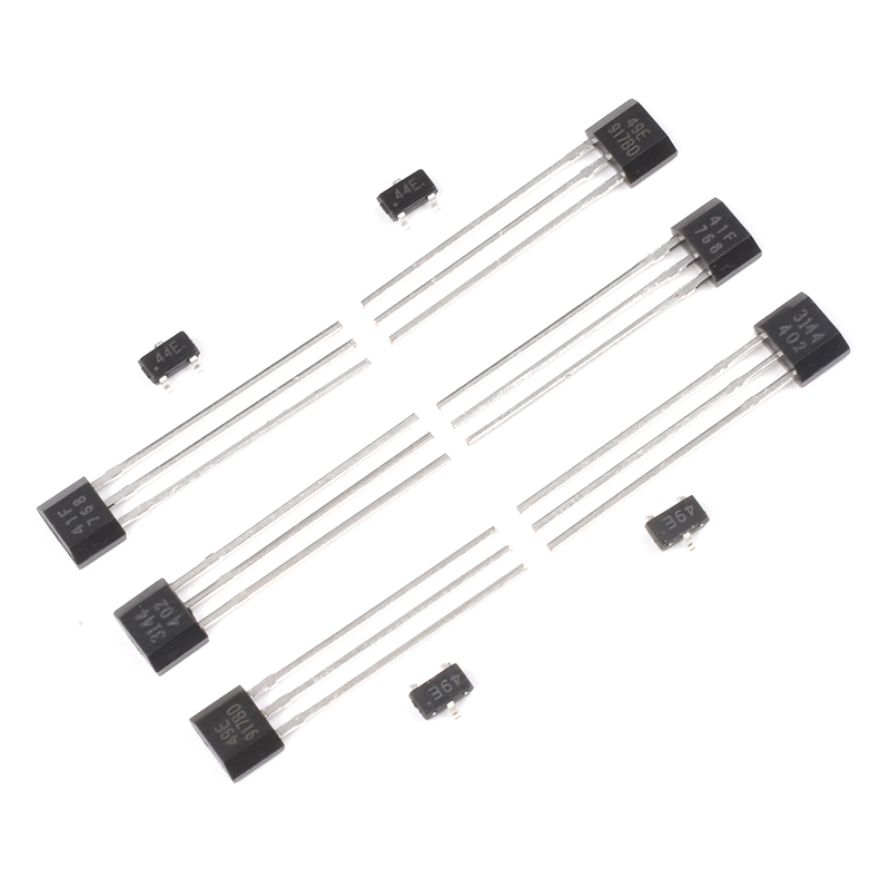 件sot23直插to 44e传感器s49e线性sh41f双极性开关元 霍尔a3144