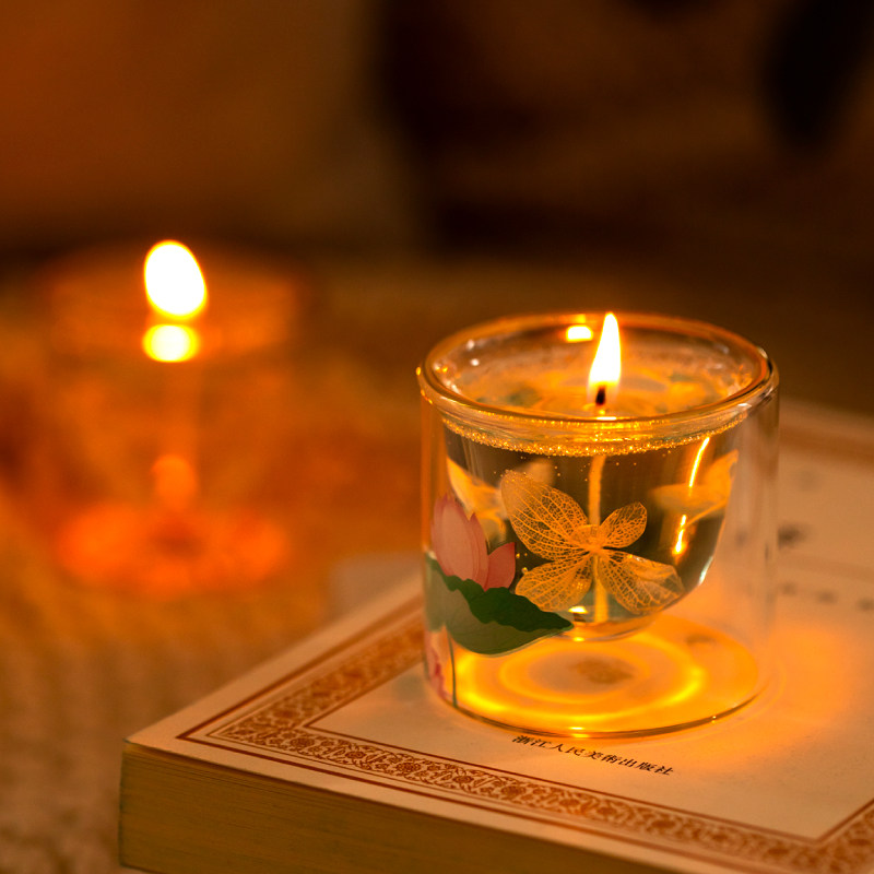 故宫花神香薰果冻蜡烛礼盒原创设计古风清新香薰摆件