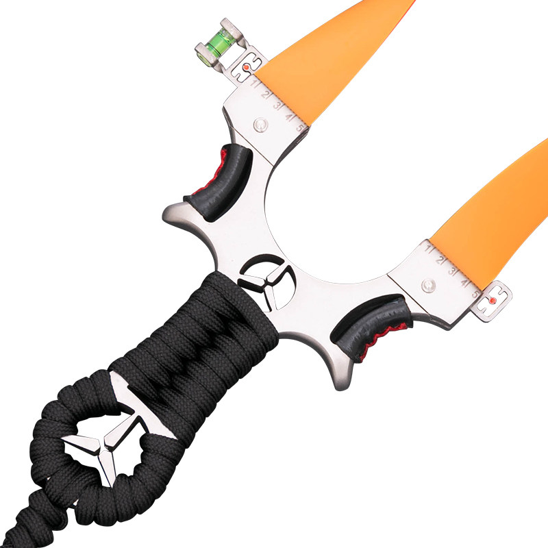 红外线激光奔驰扁皮快压精准弹弓高精度弹工户外飞镖