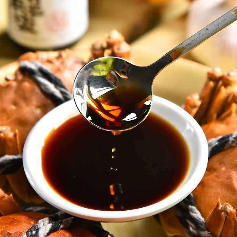 恒和蟹醋90ml8瓶手工海鲜水饺蘸汁恒河虾米醋制品