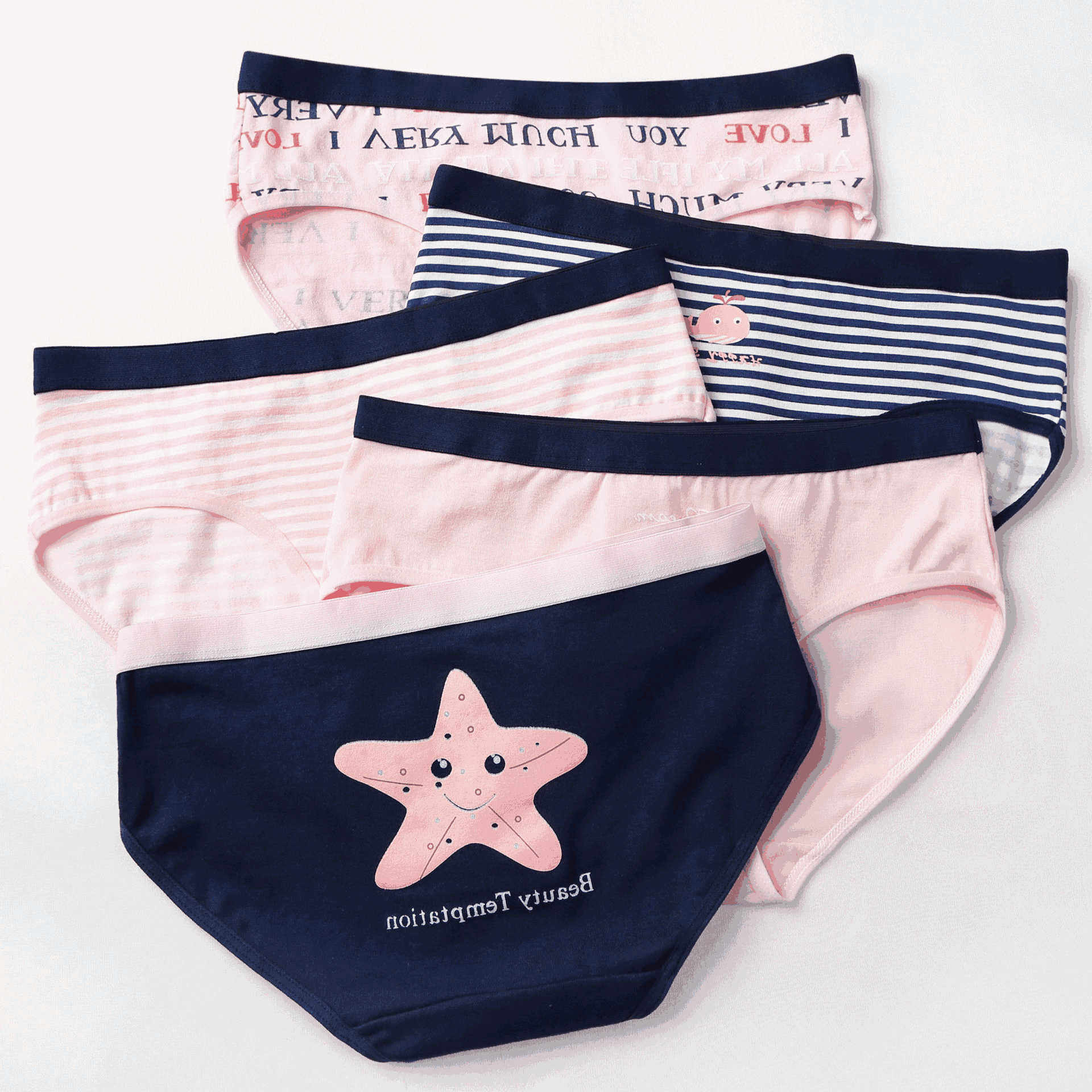 少女初中裤头短裤夏季女生中学生女孩高中内裤女三角裤