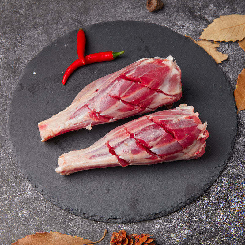 羊肉新鲜现杀2斤羊腱冷冻带骨后腿小腿宁夏生羊肉