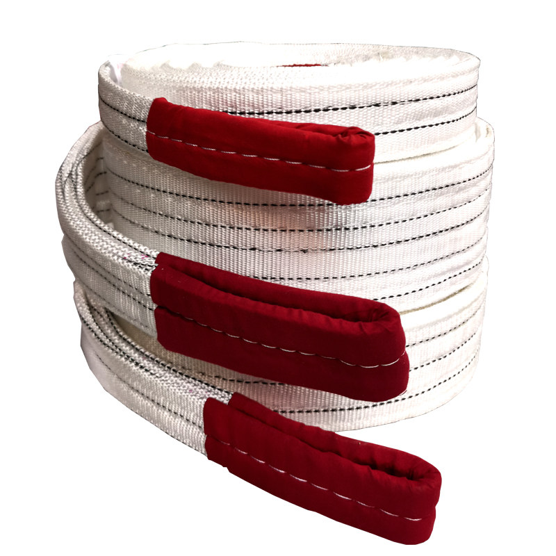 扣环形叉车扁平吊装行车尼龙绳3吨吊车起重吊带工业5t3m吊带带双_双氙