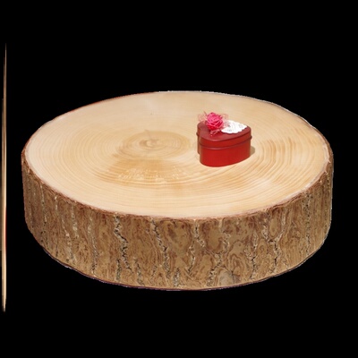 家用肉墩子农家排挡木墩加厚型切菜斩骨圆酒店肉摊切菜板排档酒楼