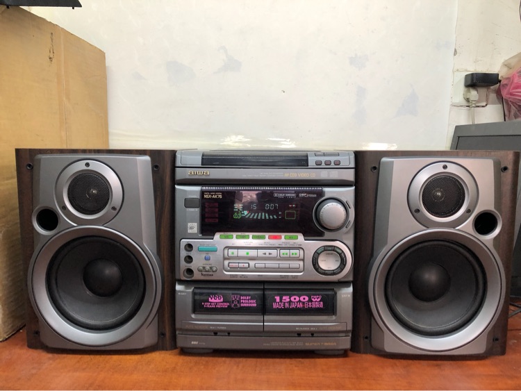 日本原装爱华组合音响nsxak76可做电脑音箱成色组合音响