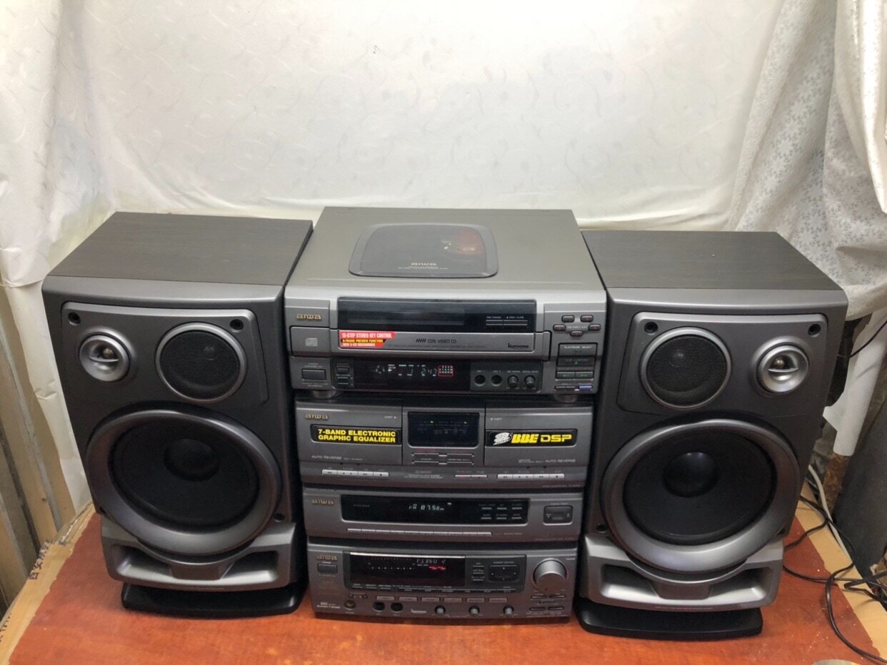音箱新日本日本原装aiwa二手音响爱华k6600电脑组合音响