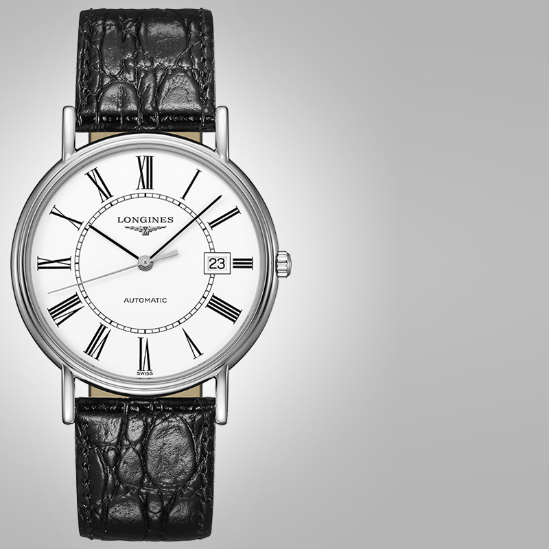Longines/浪琴瑰丽系列男士手表瑞士机械机芯男表 L4.921.4.11.2