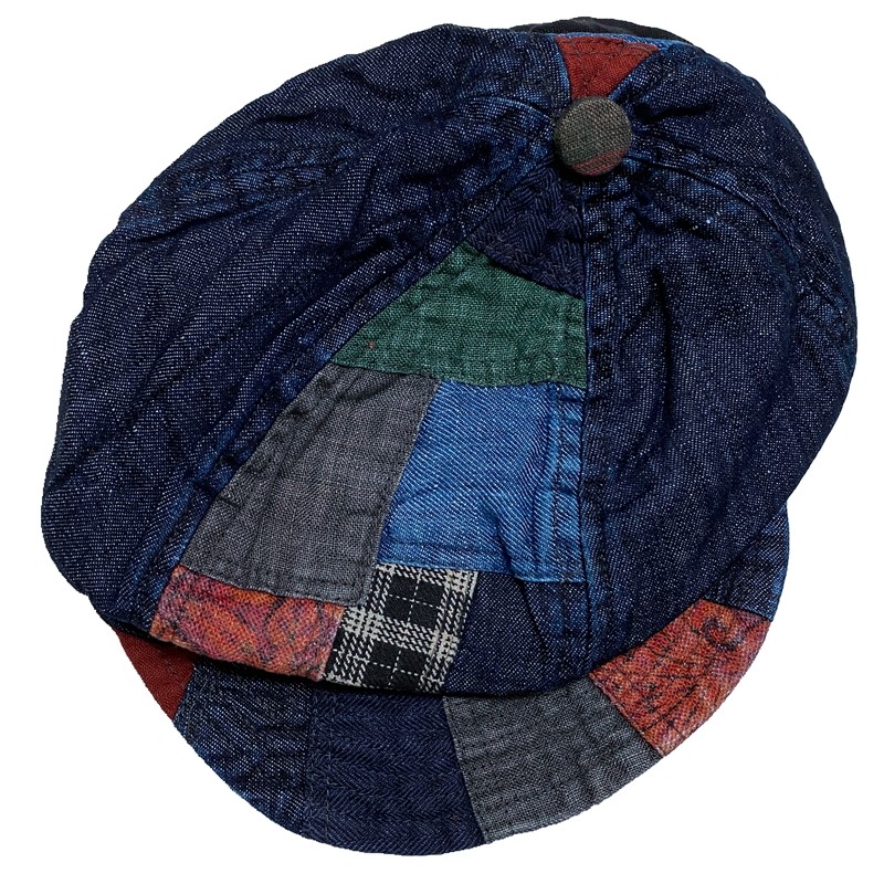 荏苒文艺风艺风亚麻做旧乞丐帽网红大檐帽个性帽子