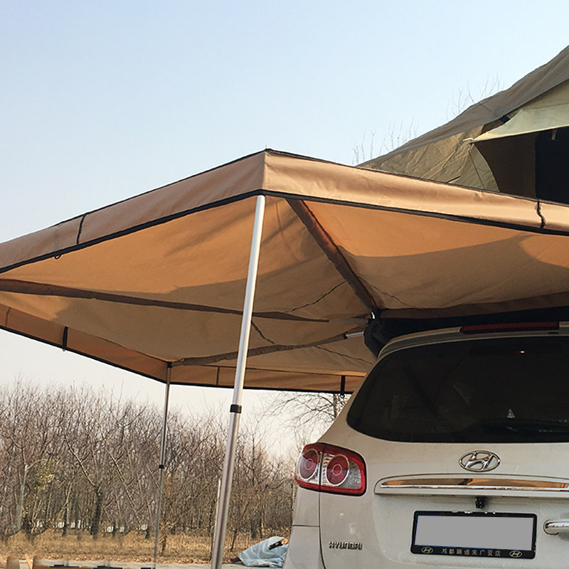 柏拉途五角扇形车边帐篷侧帐天幕汽车侧边遮阳露营