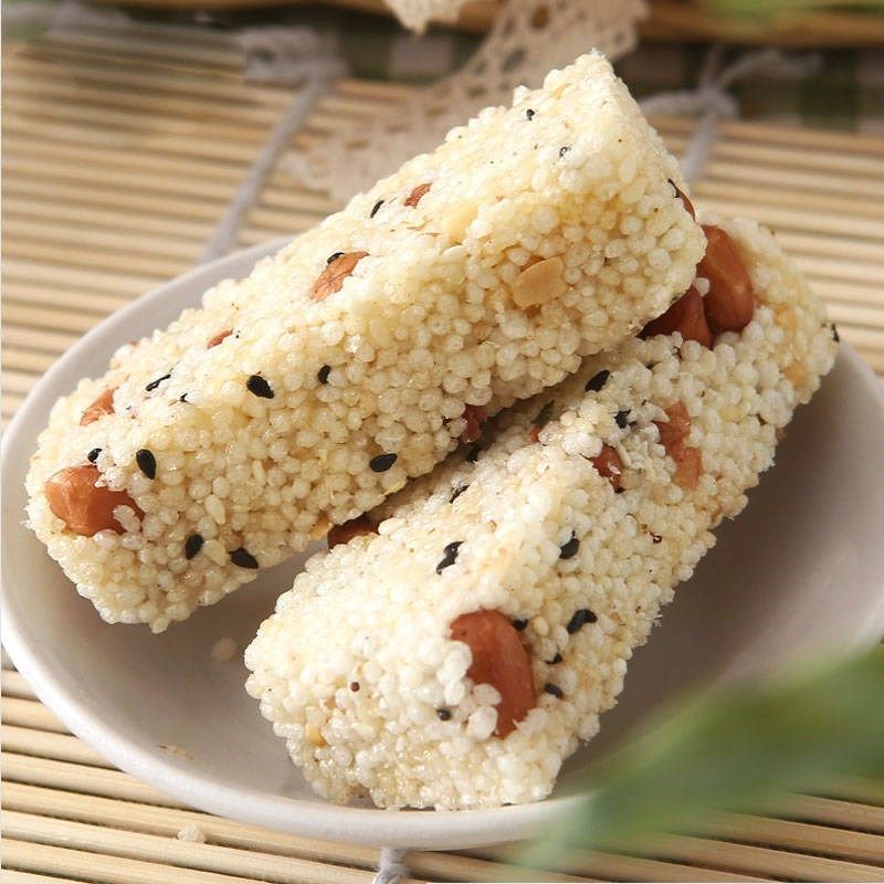 米花六祥手工老式米花糖独立包装小米糕点酥脆羊肉类