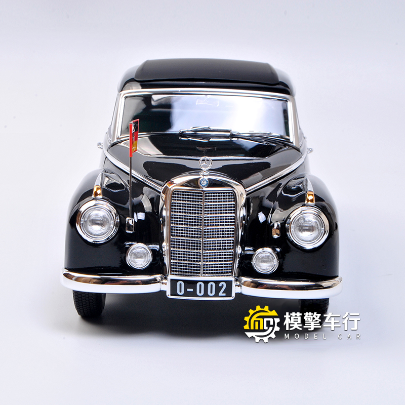 原厂1951年奔驰w189280ce老爷车合金汽车模型礼品摆件车模
