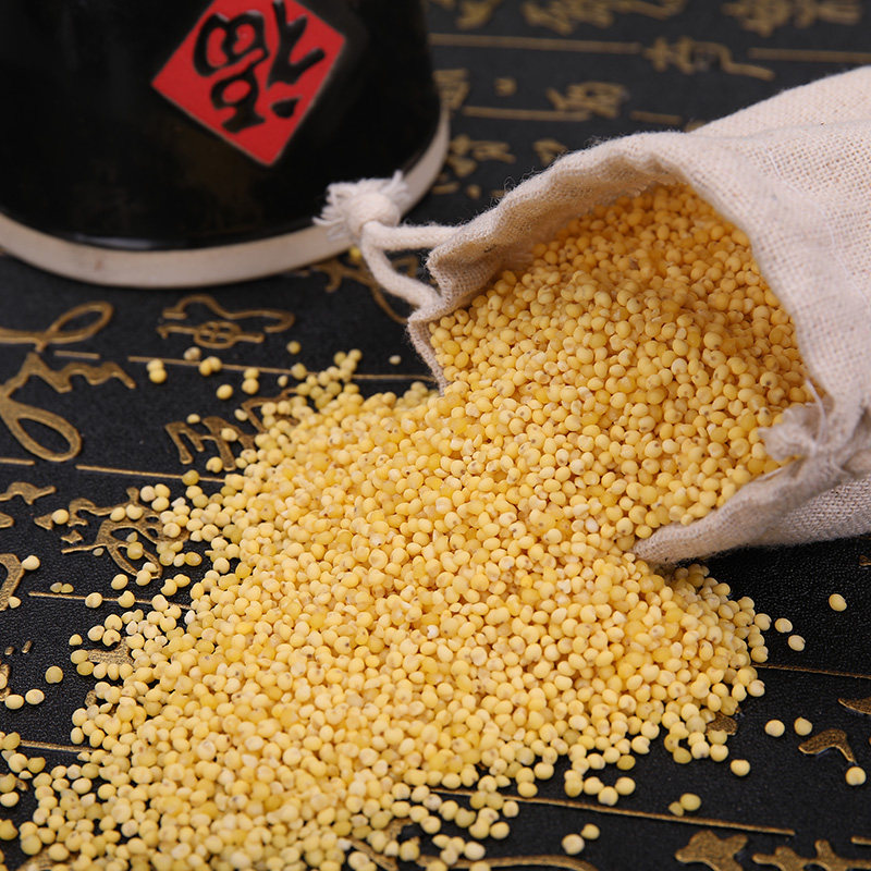 米家正宗东北大黄米粘黄米糯小米糜子500g粽子小米