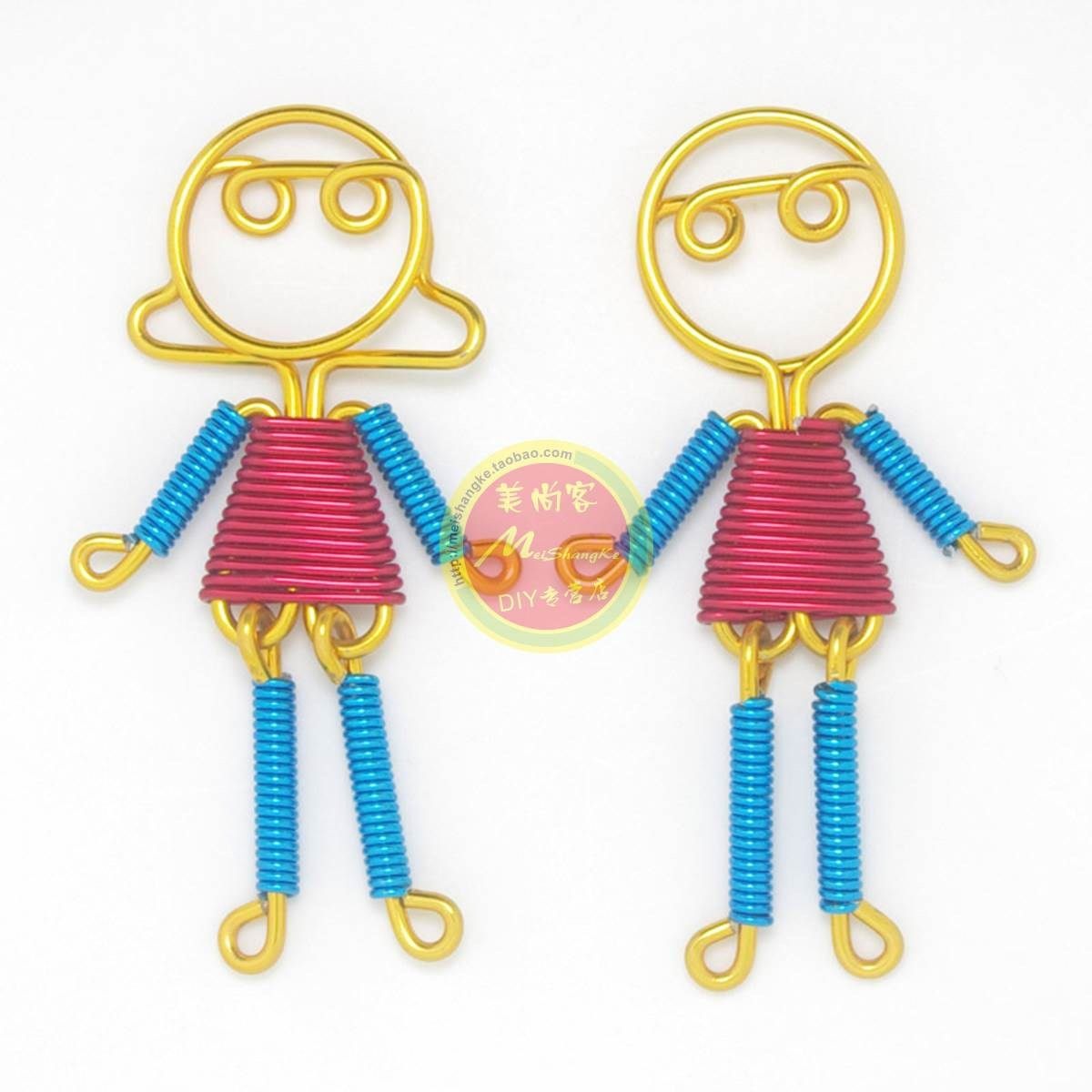 包邮diy手工铝线1mm彩色软铁丝漆包氧化铝线人偶自行车材料