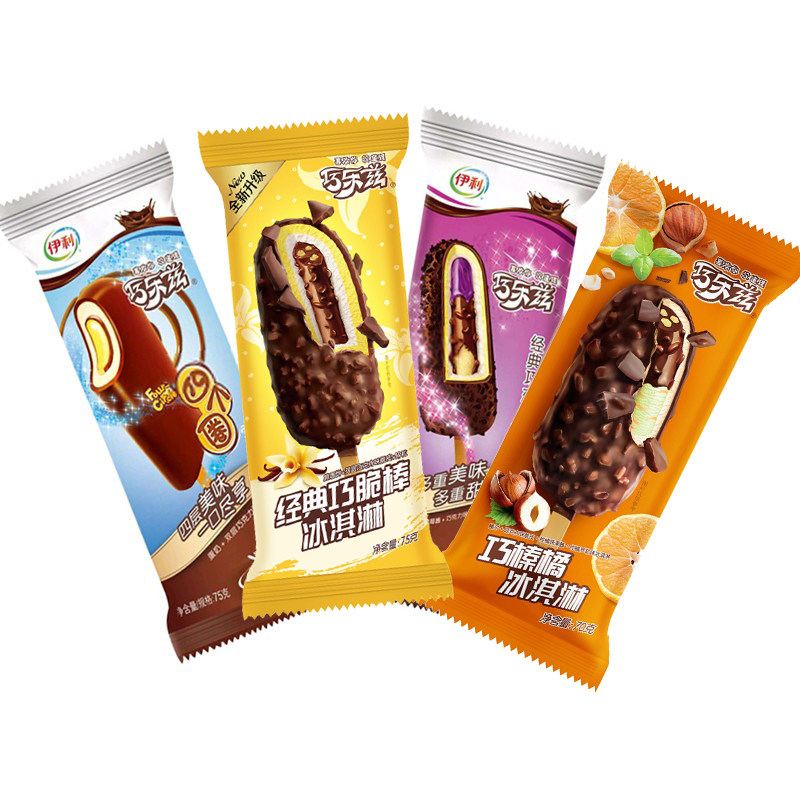 30支伊利巧乐兹巧恋果巧脆棒四个圈冰淇淋雪糕批整箱包邮