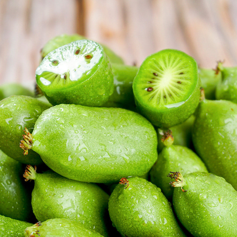 丹东稀有软枣猕猴桃新鲜枣子奇异果奇异莓东北野枣