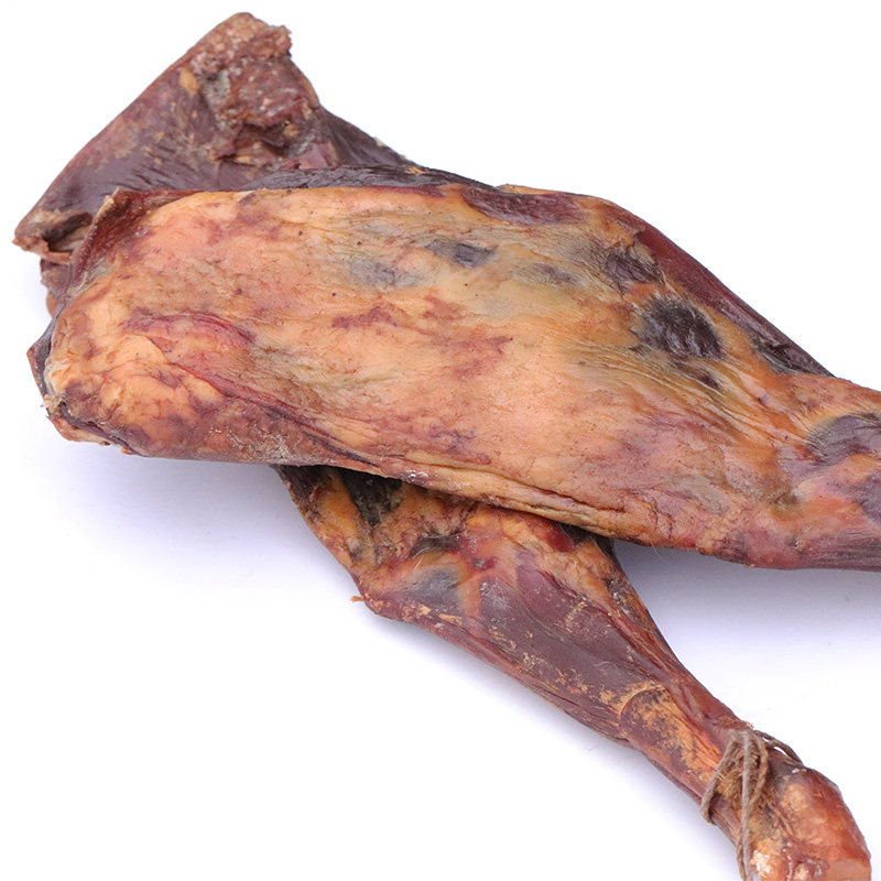 羊腿2-2.5斤传统柴火烟熏山羊脚蹄子腊肉腊