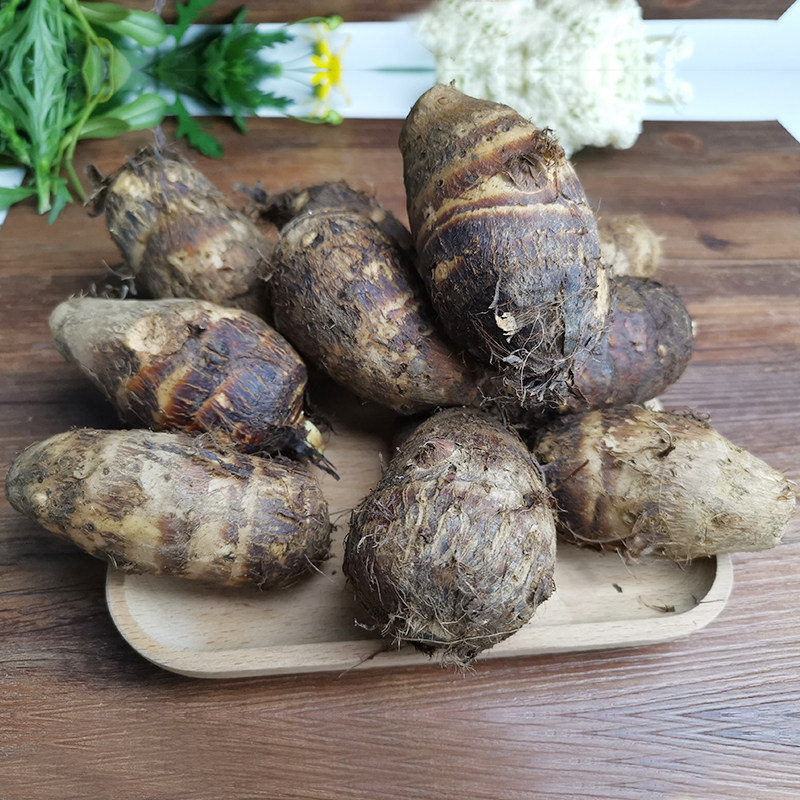 四川芋头新鲜小芋头芋儿毛芋头时令蔬菜5斤带箱包邮农家自种现挖