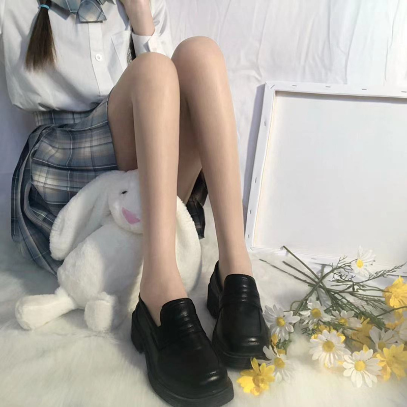 丝袜光腿神器隐形肉色夏肉色皮鞋搭配制服jk连裤袜连裤袜