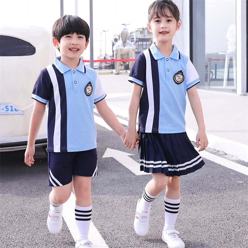 小学生校服中小学生校服园一二二年级2020一年级夏装
