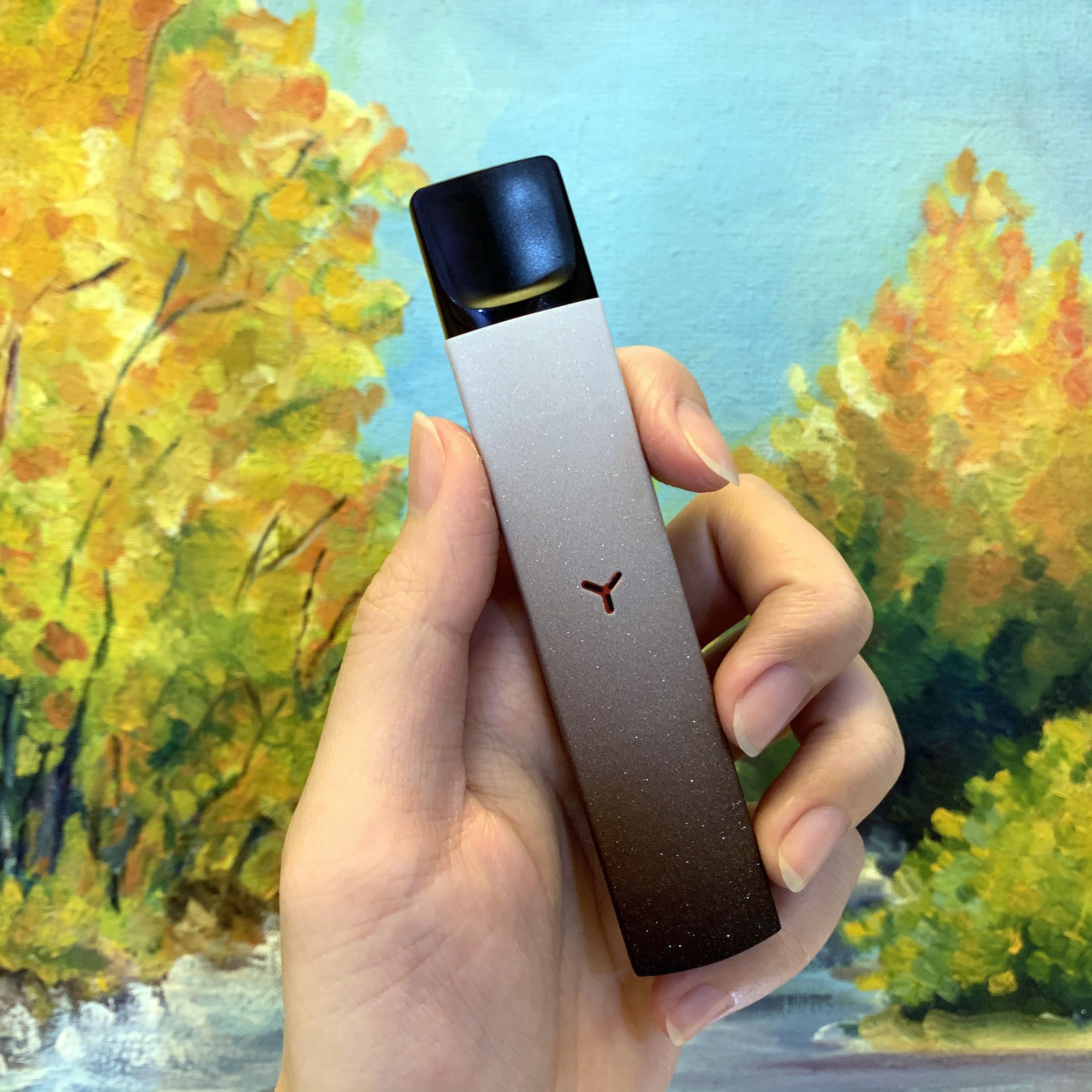 贴纸ooz柚子yoooz一二通用渐变闪色yooz创意手机贴纸